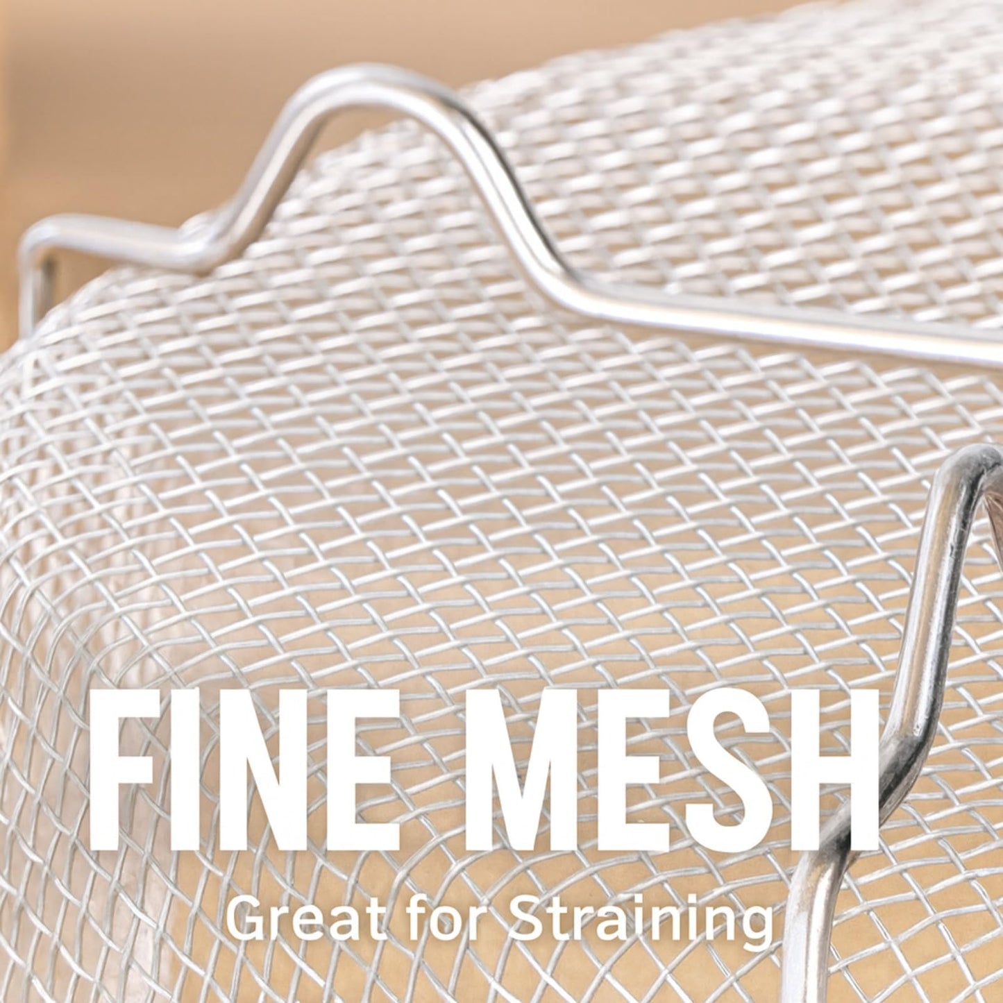 Steamer Basket for Instant Pot Stainless Steel Accessories, Pressure Cooker Mesh Insert with Handle and Vegetable Steamer Basket, Egg Basket, Pasta Strainer (Large)