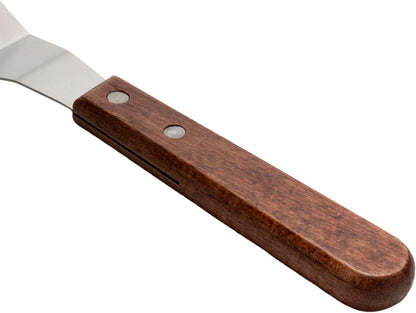 Winco Medium Blade Offset Spatula, 7.75-Inch, Stainless Steel, Brown