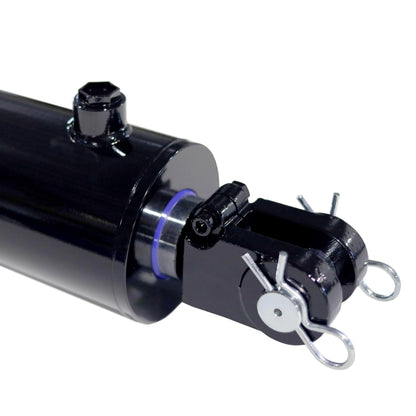 Magister Hydraulic Cylinder 5" Bore x 24" Stroke, Welded Hydraulic Ram with Clevis Ends, Double Acting Hydraulic Piston 3500 PSI (WCL 5x24)