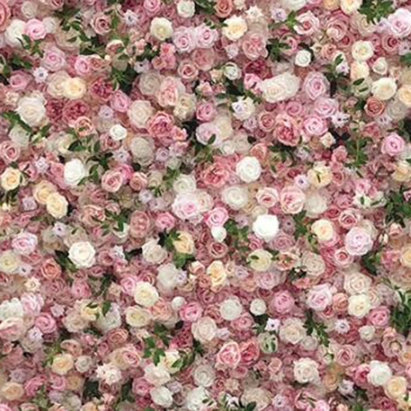 UYCVT Handmade Romantic Pink Flowers with Green Wall Large Artificial Flower Wall Backdrop Panels, Rose Wedding Backdrop 3D Floral Wall Fabric Flower Wall for Party B-200 * 200cm/6.56 * 6.56FT