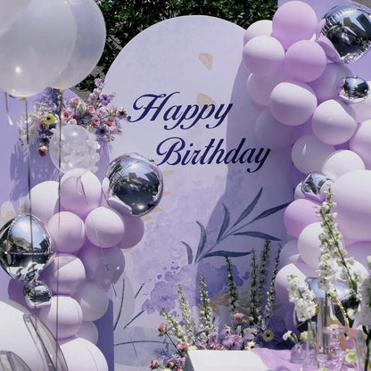 Voircoloria Lilac Balloon Garland Kit - 90 Pack of 5-18 Inch Balloons for Graduation, Wedding, and Birthday Celebrations
