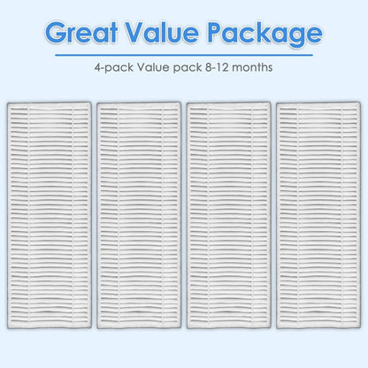 (8 Pieces) HEPA filter compatible with Lefant M210 M213 M210S M210B M213S, OKP Life K2 K3 K3A K4 K5, Sweeper Robot Vacuum Cleaner Filter Replacement Parts