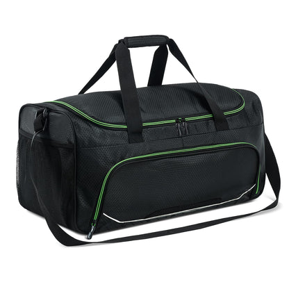 Gym Bag for Men - 55L Black Durable Large Duffle Bag for Travel, Workout, Fitness & Sport