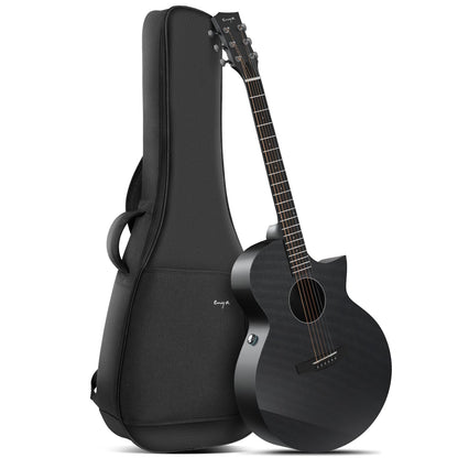 Enya X3 PRO Carbon Fiber Acoustic Electric Guitar with Built-in Effects & Bluetooth Speaker, 41" Smart Travel Guitar for Beginners & Performers, AcousticPlus SP1 Pickup, Gig Bag Included