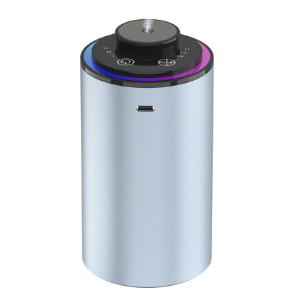Waterless Essential Oil Diffuser, Diffuser,Portable Aromatherapy Diffuser,Light Show,3 Countdown Timers & 3 Mist Levels for Home, Room, Car, Office (Black)