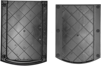 Coffee Maker Roller Tray - Kitchen Appliance Rolling Counter, Large Black Kueirg Storage Organization, Sliding Holder