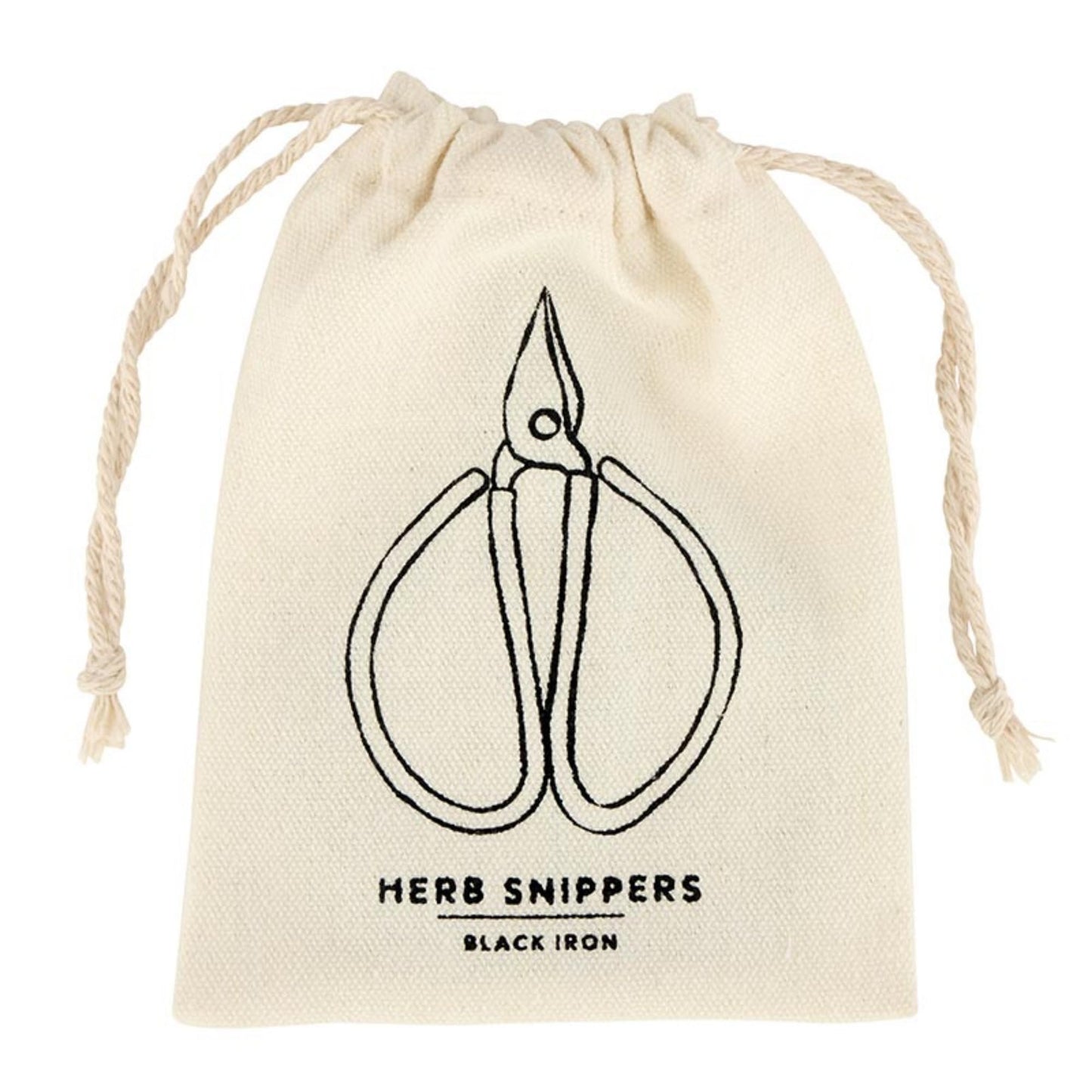 Santa Barbara Design Studio Kitchen Herb Shears Garden Scissors Herb Snipper, 5" Long, Black