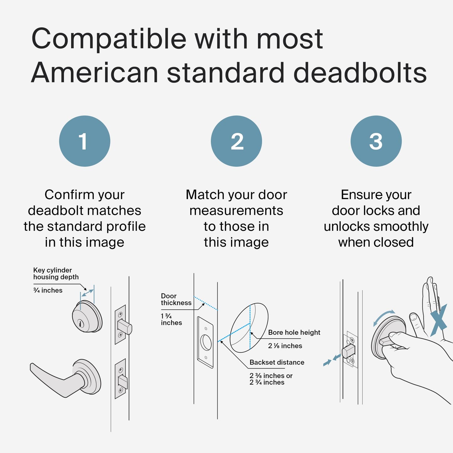 Level Bolt Smart Deadbolt - Make Your Lock Smart & Keep Your Existing Hardware and Keys - Keyless Entry via Level App (iOS & Android) - Works with Apple Home