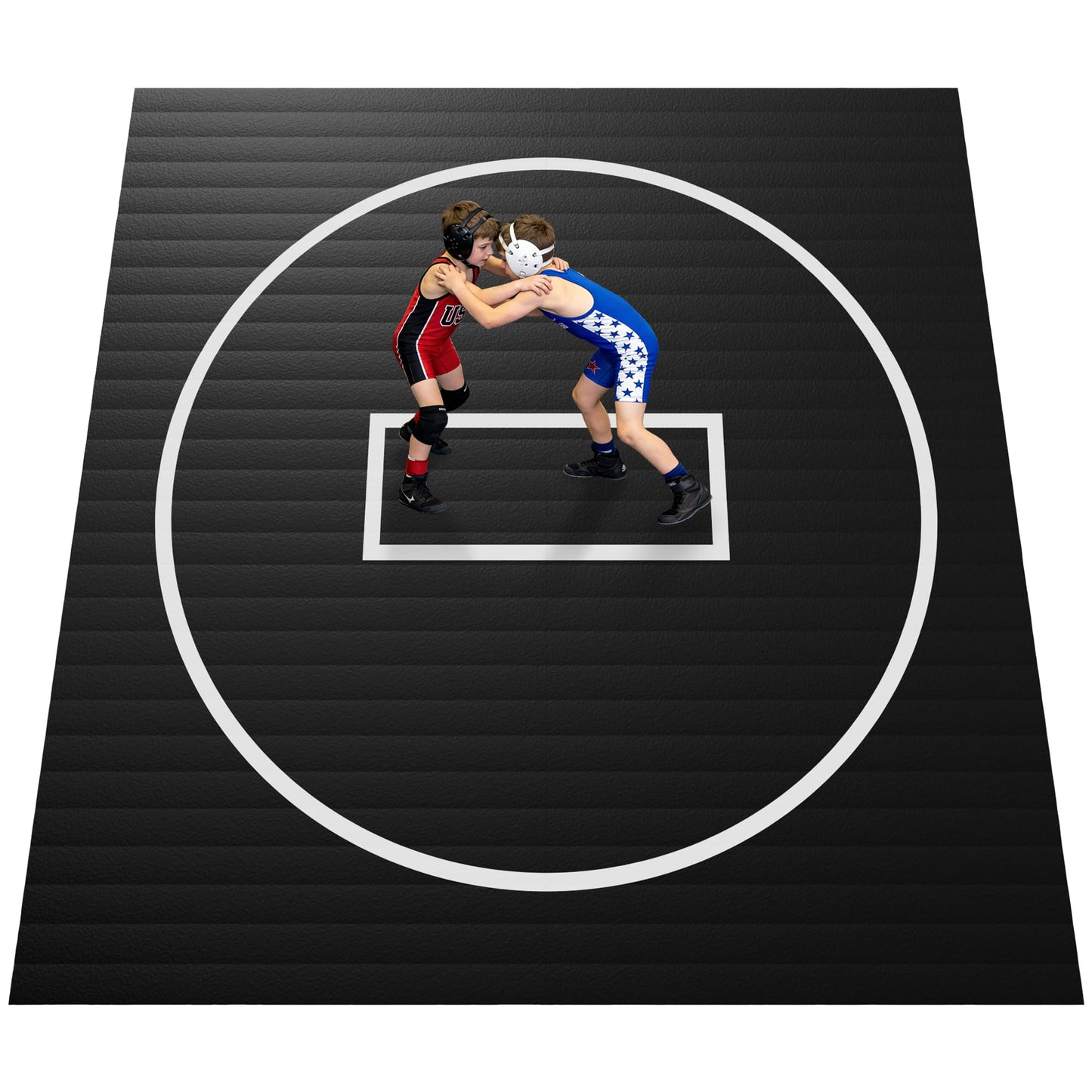 HFPFTS Wrestling Mat for Home, 10’x 10’x 1.25” Wrestling Mat, Safe Wrestling & Play Mat for Kids and Family, Jiu Jitsu, BJJ, MMA, Wrestling Mats, Martial Arts, Tumbling, Easy Clean, Gym Mat, Black