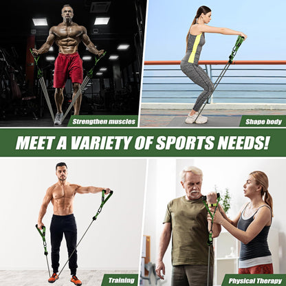 Heavy Resistance Bands for Working Out, 350lbs/450lbs Exercise Bands with Handles, Workout Bands Set for Men, Fitness Weight Bands for Muscle Strength Training, Stretching, Slim, Home Gym Equipment