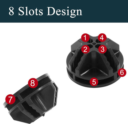 Wire Cube Connectors, 15 PCS Plastic Corner Connectors for DIY Cube Storage Shelves Organizer Wire Grid