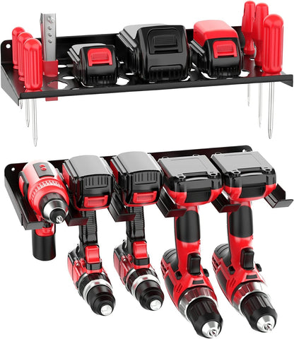 Ultrawall Power Tool Organizer - Heavy-Duty Wall Mount Drill Holder & Cordless Tool Storage Rack