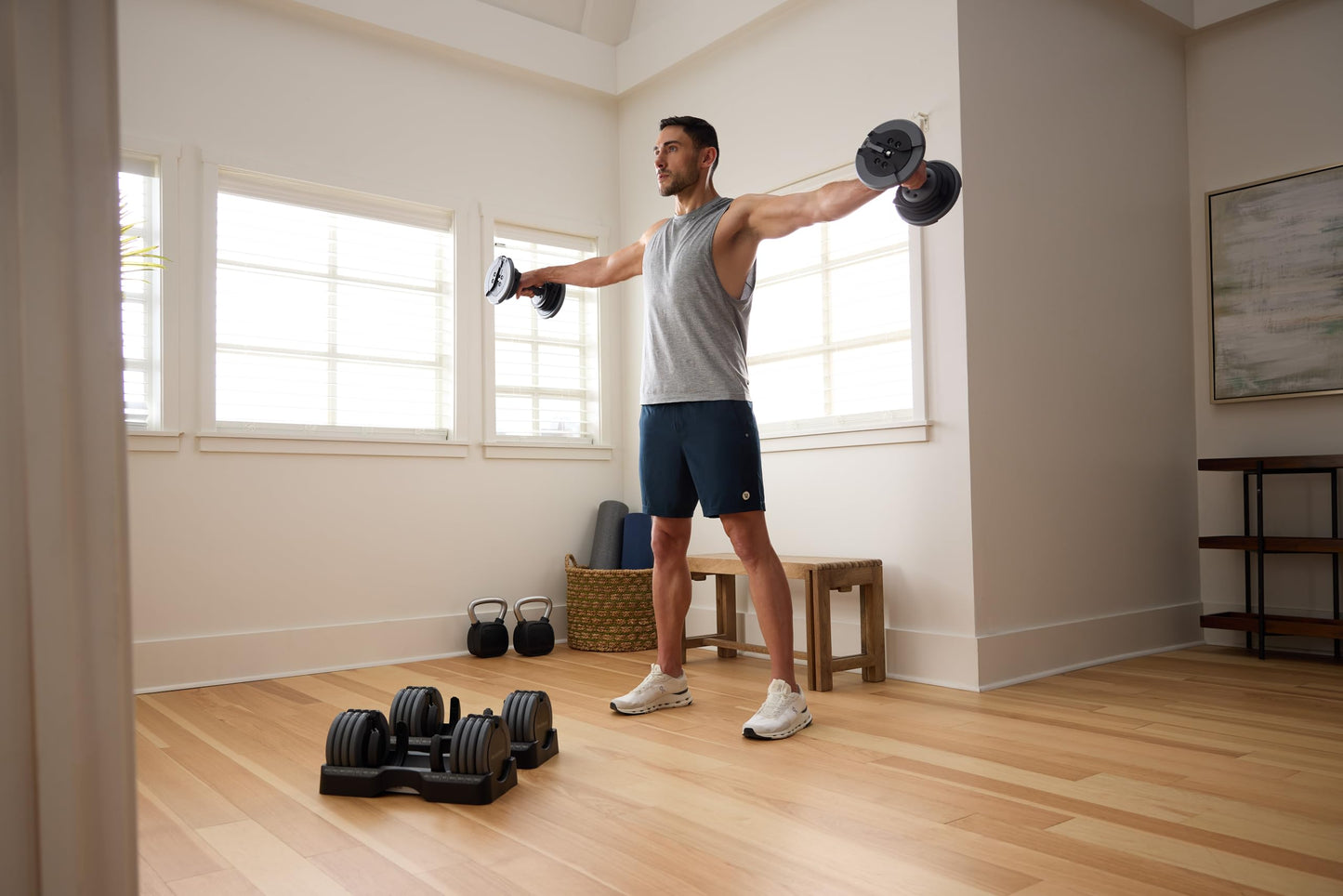 Nordictrack 55 lb Select-a-Weight Dumbbell Pair