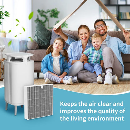 GoKBNY 4-Pack 5400 Series Replacement Filter Compatible with BLUEAIR DustMagnet 5440i, 5410i Air Purifiers, High Efficiency Filtration