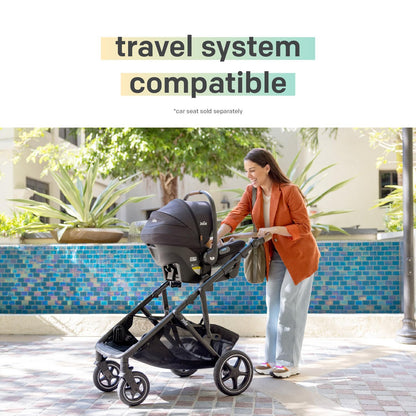 Joie Chive Single-to-Double Modular Stroller, 20+ Customizable Modes, Suspension & All-Terrain Rubber Wheels, Expandable UPF 50+ Canopy (Thunder)