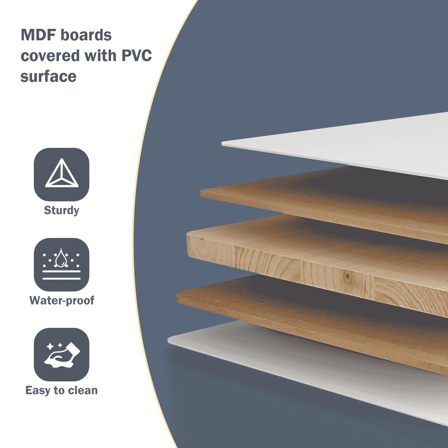 Roymelo Bifold Closet Doors for 30"×80" Opening, Sliding Folding Barn Door with Hardware Kit Included, 3-Panel, MDF Wood Panel Covered with Water-Proof Scratch-Proof PVC Surface