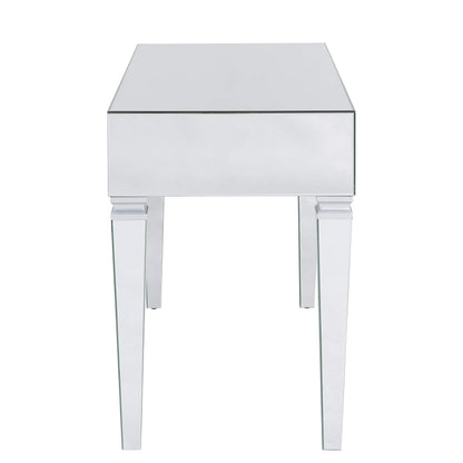 SEI FURNITURE Darien Mirrored Desk, Silver