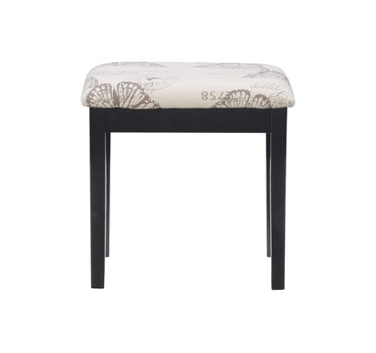 Linon Vanity Set, Black