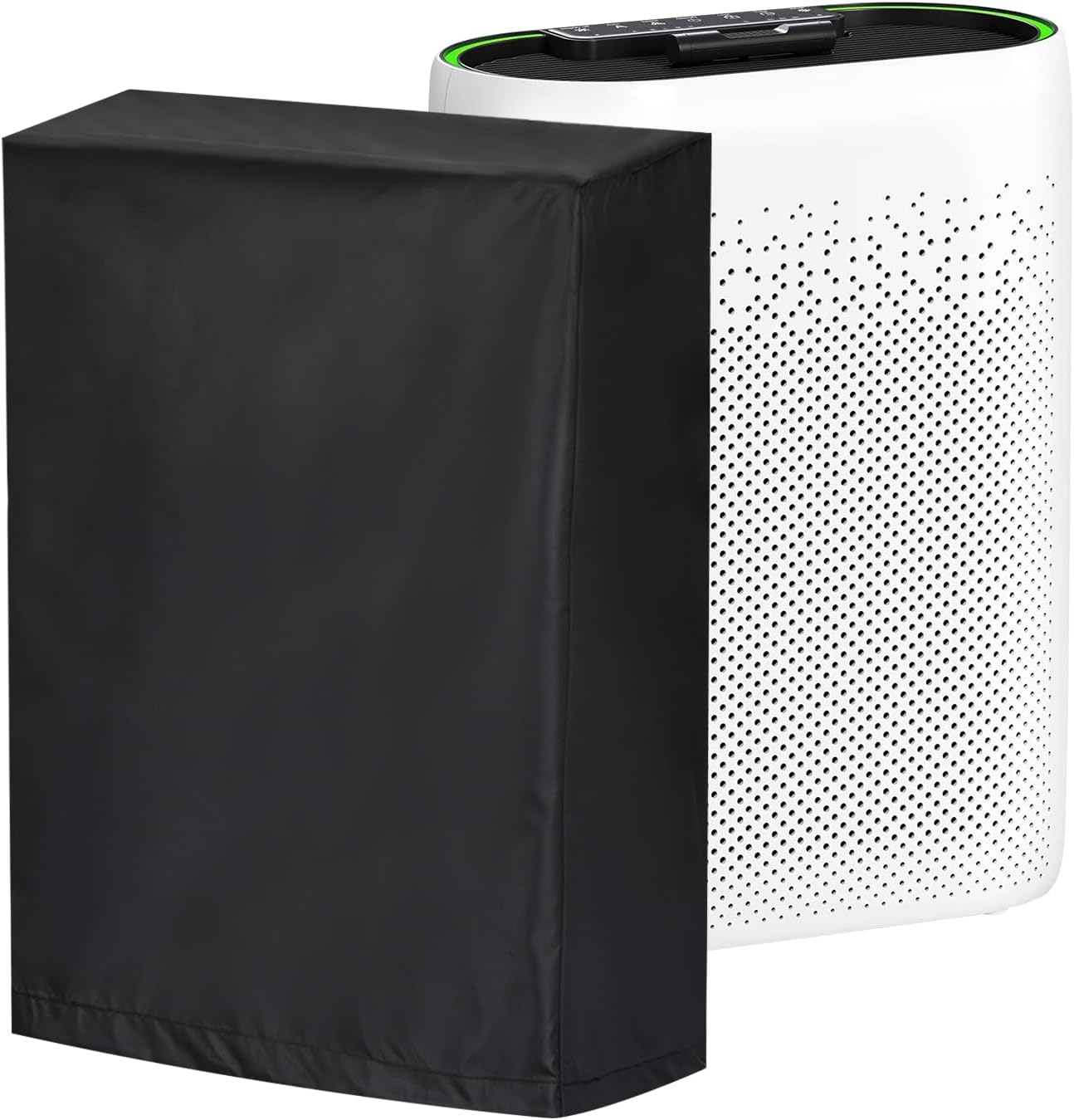 Dustproof Air Purifiers Cover for Storage, Universal Waterproof Cover for Home Appliances (Black)