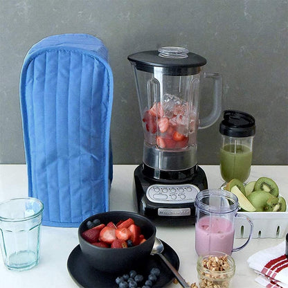 Blender Dust Cover, Stand Mixer or Coffee Maker Appliance Cover, Anti Fingerprint Polyester for Home Kitchen (Blue)