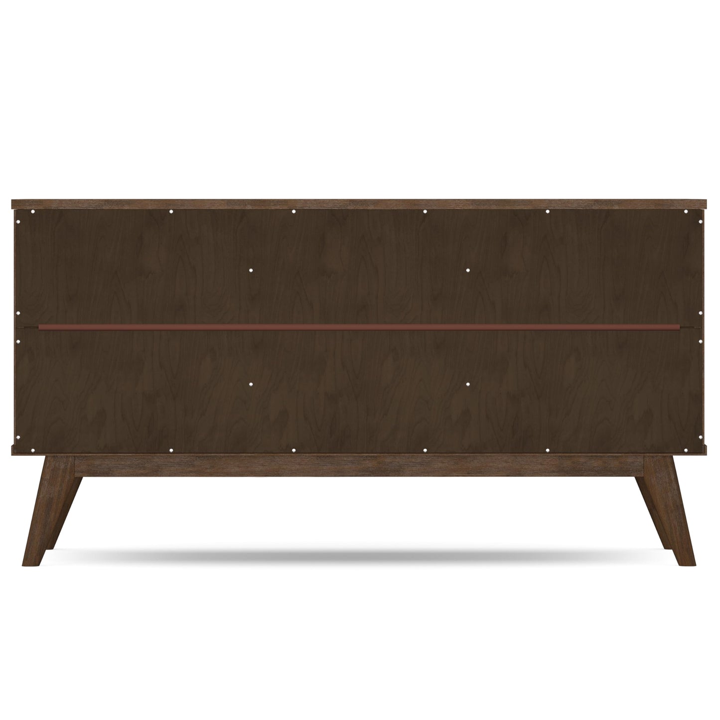 SIMPLIHOME Clarkson Buffet - 60 inch Wide Solid Acacia Wood 3-Door Sideboard Buffet in Rustic Natural Aged Brown, Mid-Century Cabinet for Dining Room or Kitchen with Wine Storage and Open Shelf