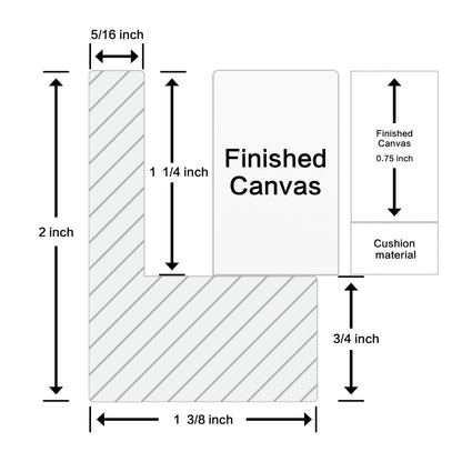 Canvas Floater Frame for Finished Canvas Art, 1.25" Deep Floating Shadow Gap Design, Floating Frame for Canvas Art, Modern Gallery Style Wall Decor, Hardware Included (Champagne Gold, 11x14)