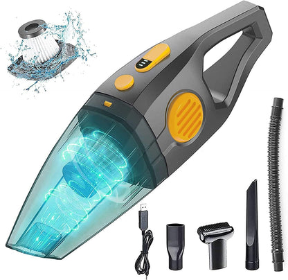 Dust Buster Upgrade Cordless Handheld Vacuum, 12000PA-16500PA High Power with Display for Car, Home, Office, and Pet