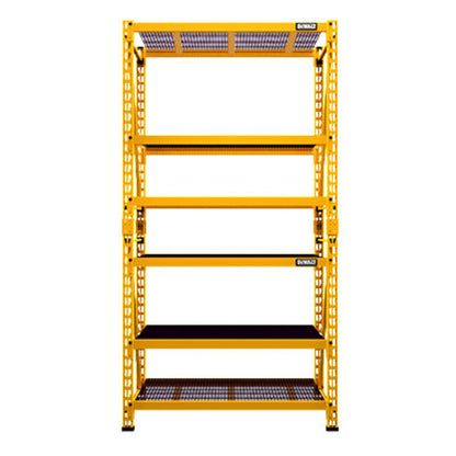 4-FOOT TALL, 3 SHELF STEEL WIRE DECK INDUSTRIAL STORAGE RACK