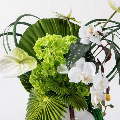 XUNTING Artificial Plants Indoor Modern Light Luxury Simulation Flower Art Decoration Table Fake Flower Sales Office Negotiation Table Coffee Table Hotel Decoration Flower Plants Decor