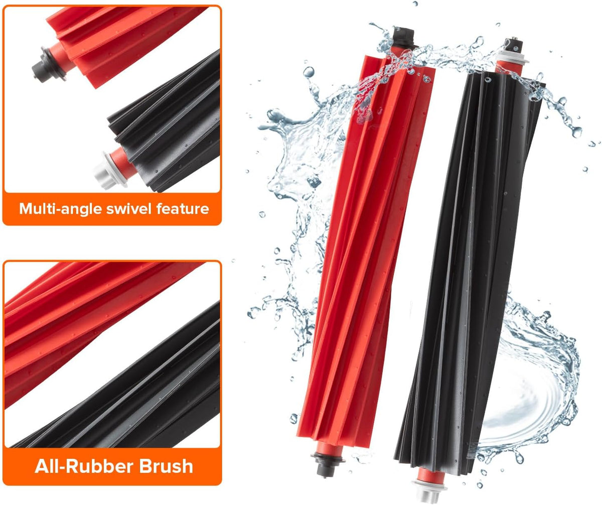 roborock Dual Main Brush Replacement - Two Roller Brushes for S8 MaxV Ultra, S8 Max Ultra Robot Vacuum Cleaner