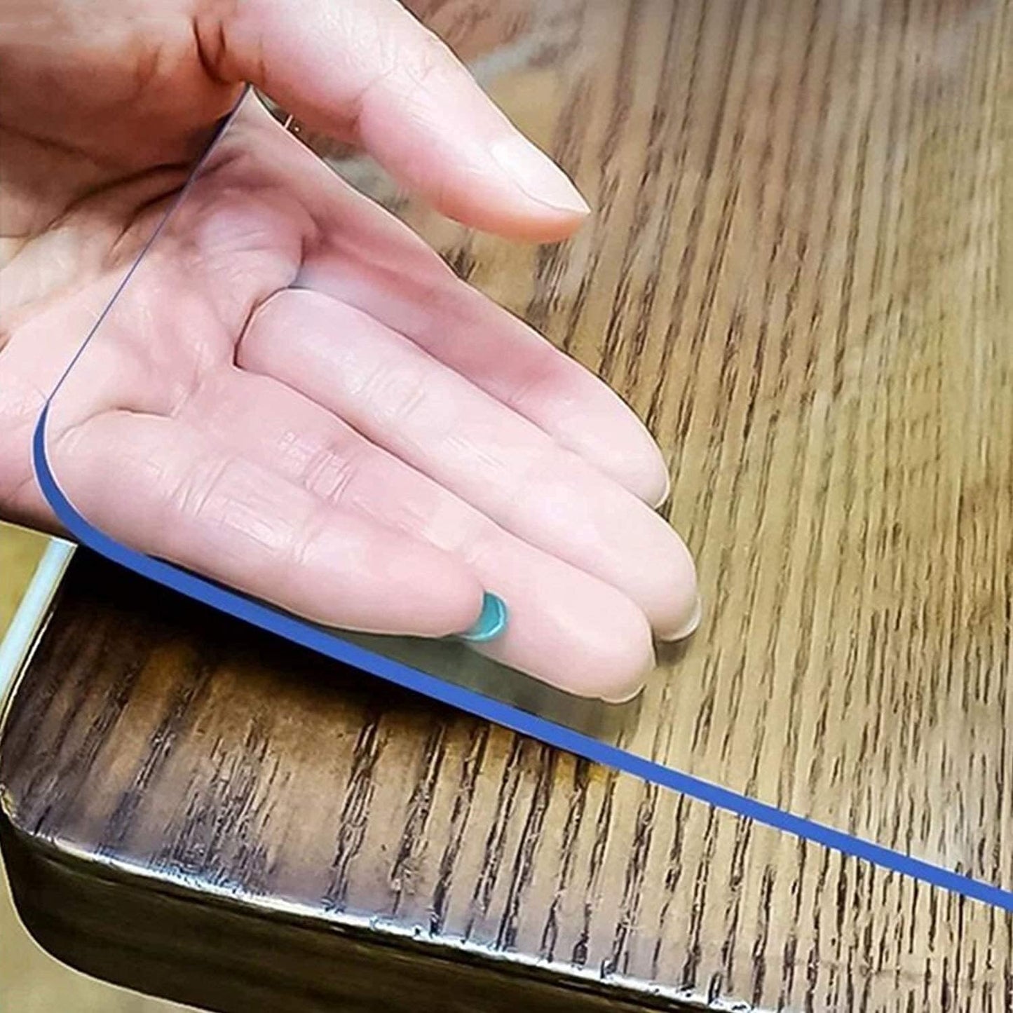 16 36 Inch, 1.5mm LovePads Clear Desk Mat x Thick Clear Table Protector, Waterproof Plastic Table Cover Protector, PVC