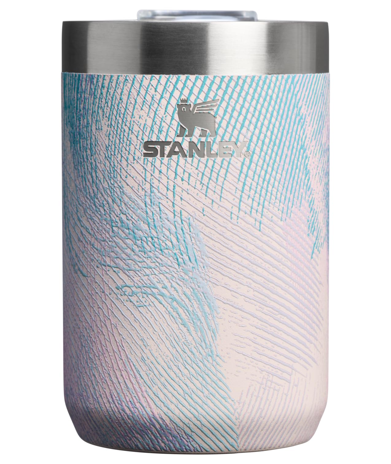 STANLEY Everyday Camp Cup 12 oz | Drink Through Lid | Cup for Coffee, Tea and Drinks | Insulated Stainless Steel | BPA-Free | Sea Glass Plume