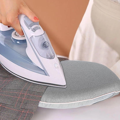Garment Steamer Ironing Gloves with Finger Loop, Heat Resistant Waterproof Mitt for Clothes (grey)