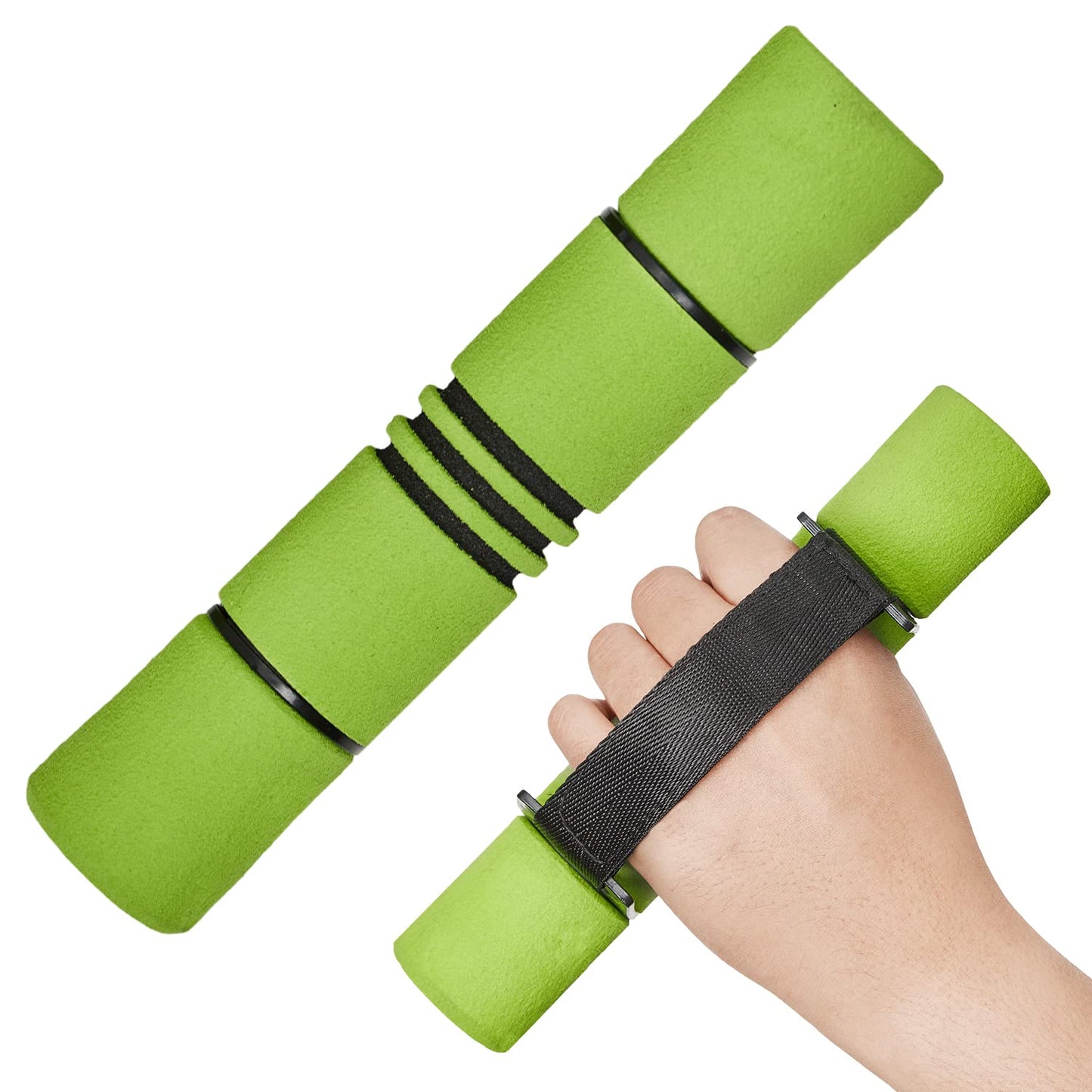 Yes4All Adjustable Dumbbell Hand Weights Set Of 2 Perfect for Women's Walking or Travel Exercise with Adjustable Straps, Foam Cover, and Color Coded Weight (2lbs, 3lbs or 4lbs), Anti Slip