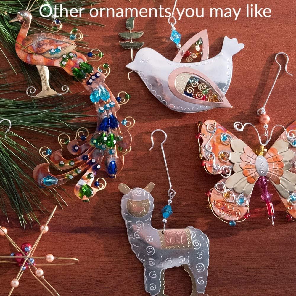 Heart Ornament - Ethically Made, Multicolored, Heart-Shaped Valentine's Day