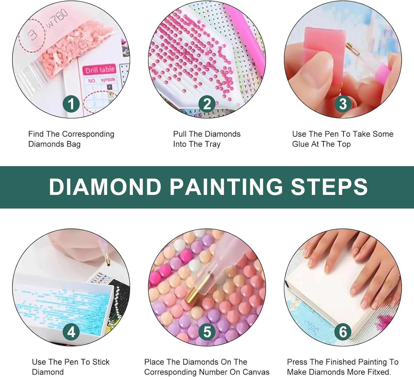 Zythron 3 Pack Tarot Diamond Art Kits for Adults,Sun Moon Star Diamond Painting Kits for Adults Beginner DIY 5D Full Drill Gem Art Painting Kit for Home Wall Decor Gifts 12x16 in