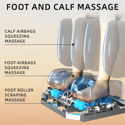 MassaMAX 4D Full Body Massage Chair for Daily Comfort Upgrade-Yoga Stretch, AI Voice Control, 55" SL Track, Zero Gravity, Extendable Footrest, 15 Modes, Foot Rollers, Waist & Calves Heating with Cover