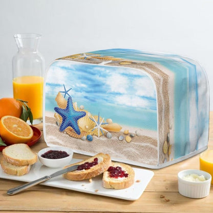 Starfish Toaster Covers, Bread Maker with Top Hook, Dust Cover Compatible with Most 4 Slice Toasters