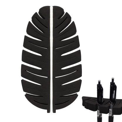 JANKOW Paint Brush Holder Drying Rack, 2Pcs Multifunctional Pen Rack, Black