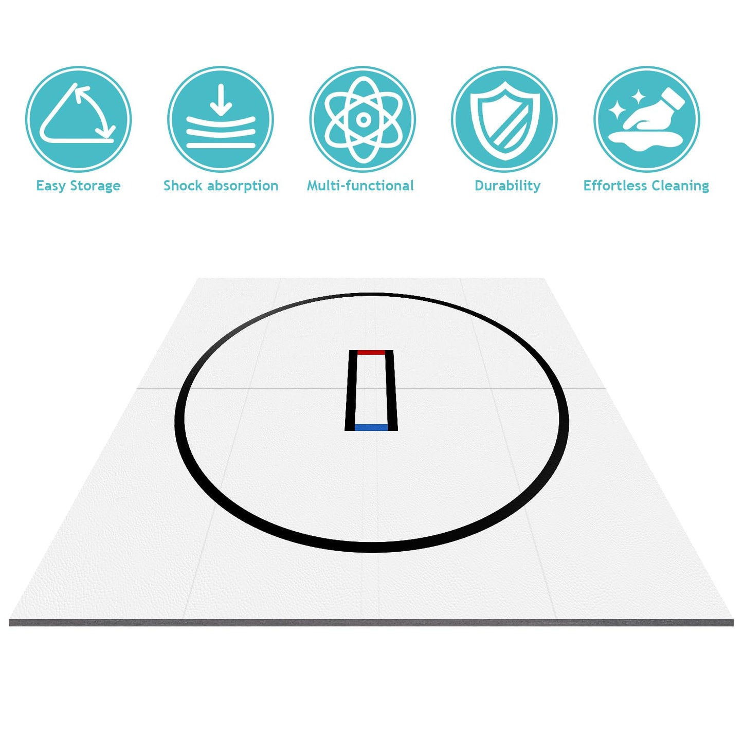 Flexi-Roll Wrestling Mat for Home, 118.11inch Roll-Up BJJ Judo MMA Jiu Jitsu Yoga Martial Arts Mat, Portable Training Floor for Gym, Grappling & Workout