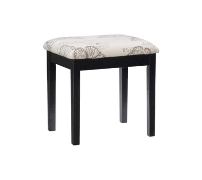 Linon Vanity Set, Black