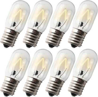 Seentech Microwave Oven Bulbs - Model 8206232A, 125V 40W E17 Base for Under Hood and Lava Lamps