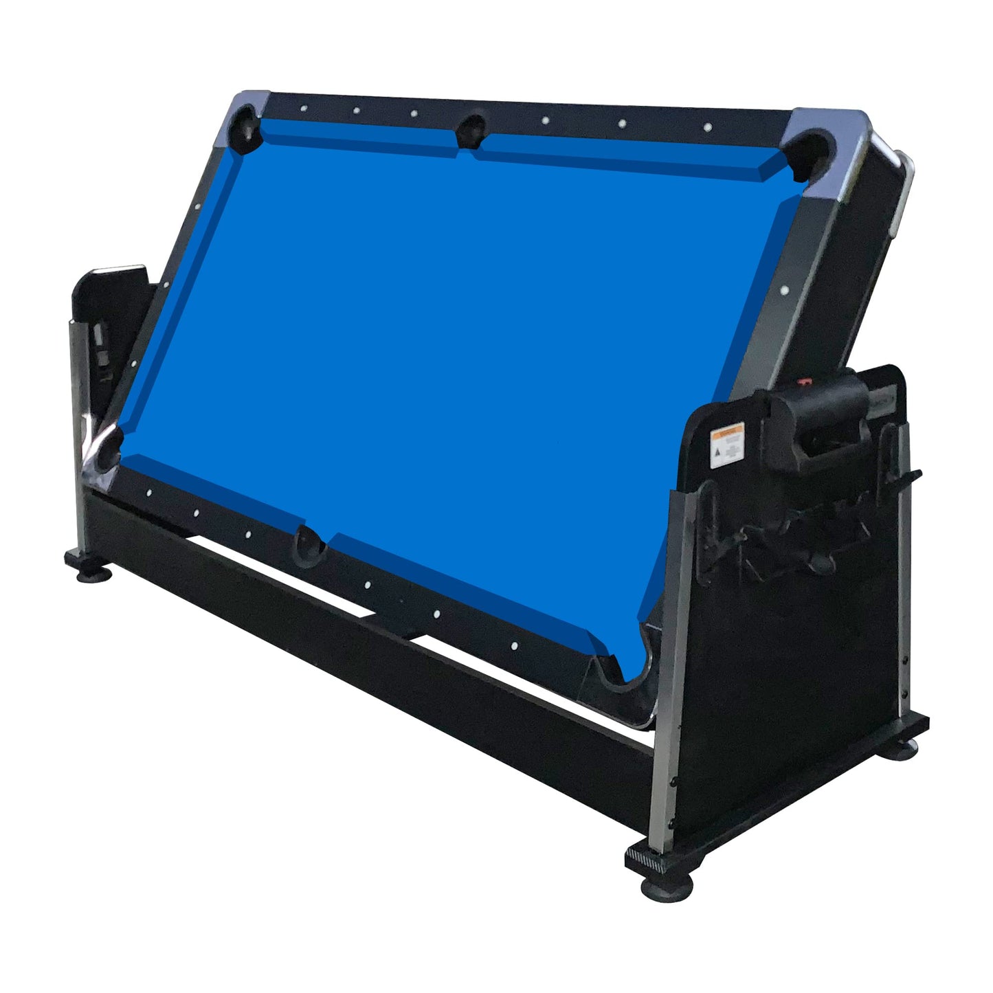 RACK Triad 7-Foot 3-in-1 Multi-Game Swivel Billiard/Pool Table (Blue Felt with Black Body) – Pool, Table Tennis & Air Hockey Combo Game Table for Adults & Kids, Home Game Rooms