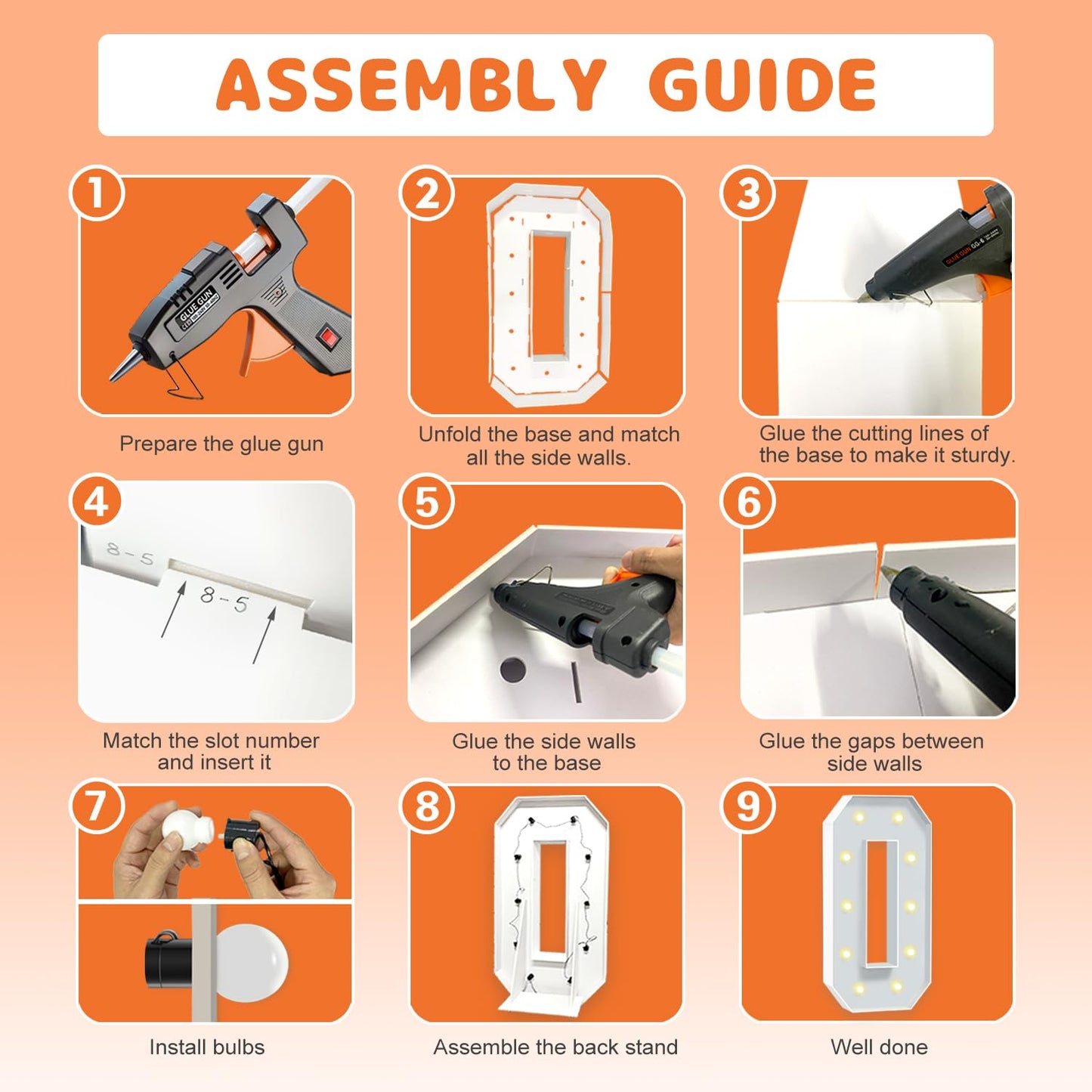 HITINO 3FT Marquee Light Up Letters, LED Marquee Letters A for Birthday Balloons Backdrop, Large Light Up Letters for Baby Shower Anniversary Decorations Party Wedding Decor, Pre-Cut Foam Frame Kit