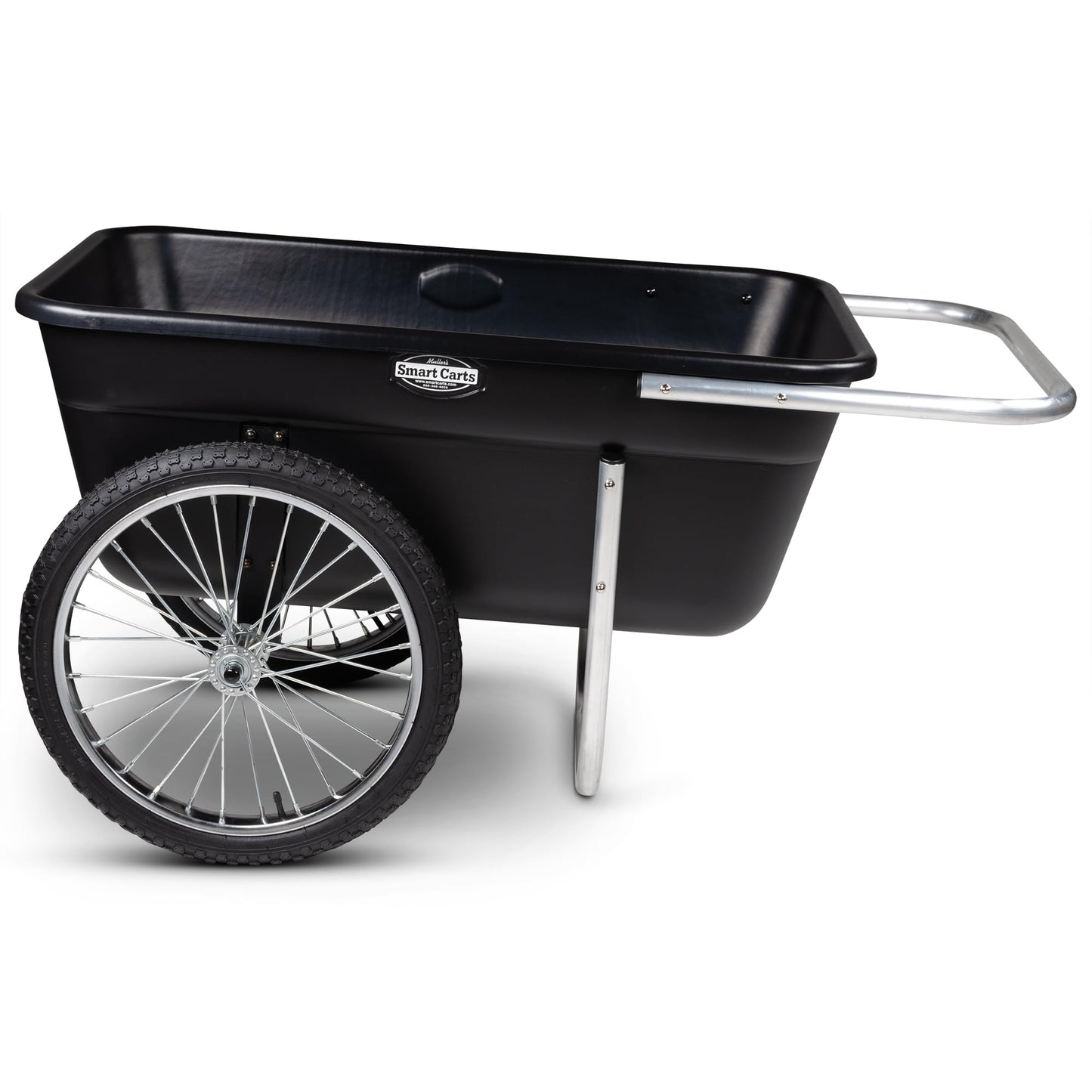Smart Carts Premium Yard Cart - Strong, Lightweight, and Perfectly Balanced (20" Air Filled Wheels)