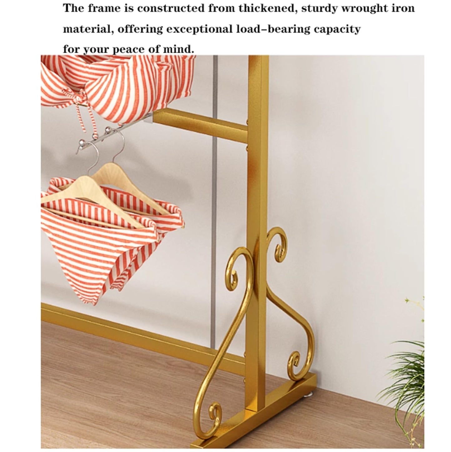 Clothing Store Boutiques Retail Lingerie Garment Rack, Metals, Underwear Display Stand, Commercial Shelves Clothes Rod, for Lingerie Socks Bra Panties Scarves(White,100 * 40 * 155cm)