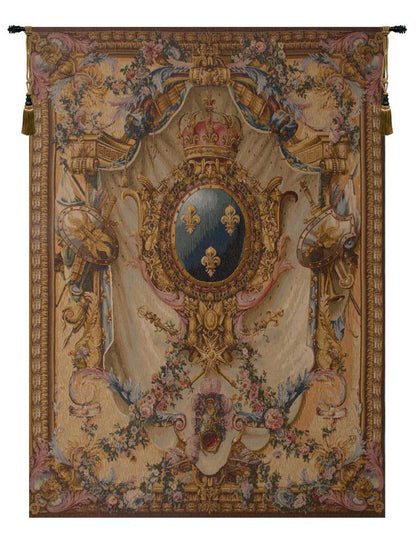 C Charlotte Home Furnishings Inc Grandes Armoiries Creme I French Tapestry Wall Hanging 58 X 44 Inch Viscose Cotton And Polyester Blend Wall Art Perfect For Home Decor And Wall Decor