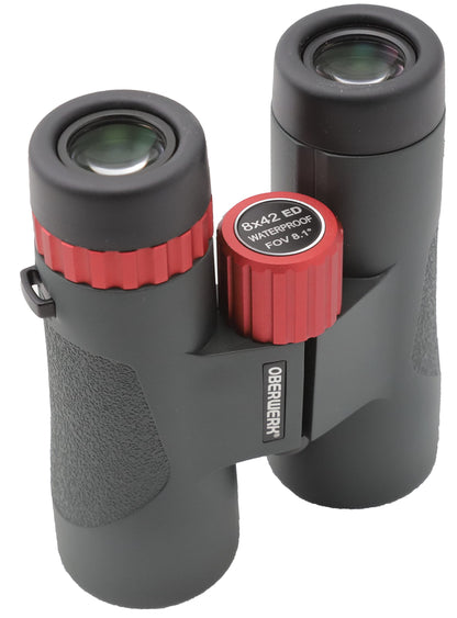Oberwerk Sport ED 8x42 Professional Binoculars, Roof Prism, Fully Multi-Coated & Waterproof, Dielectric & Phase-Coated Prisms, Twist-Up Eyecups, Bird Watching, Hiking & Outdoor Use, Green