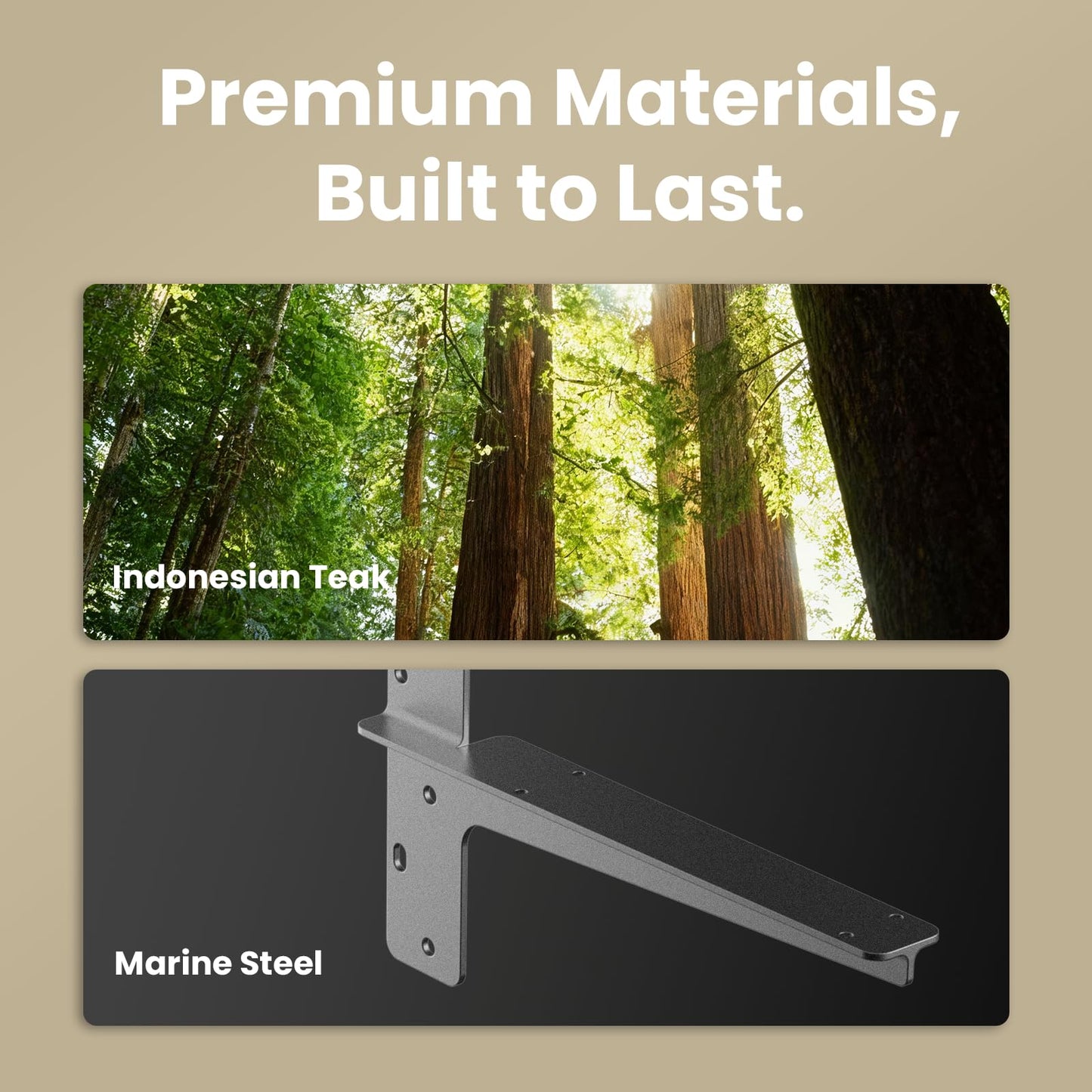 Minimalist 60″Floating Teak Shower Bench: Warm, Easy to Install (No Tile!), Holds 670 lbs for a Modern Bathroom.