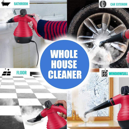 Comforday Handheld Steam Cleaner, Multi-Purpose Pressurized with 9-Piece Accessory Kit for Stain Removal